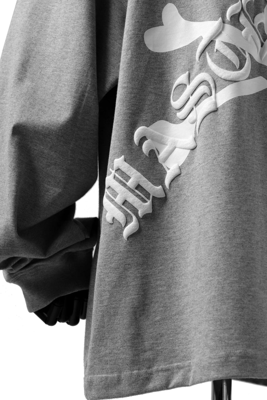 mastermind JAPAN BOXY-FIT LS / RUBBER AND FOAM PRINTED (GREY) - Image 36