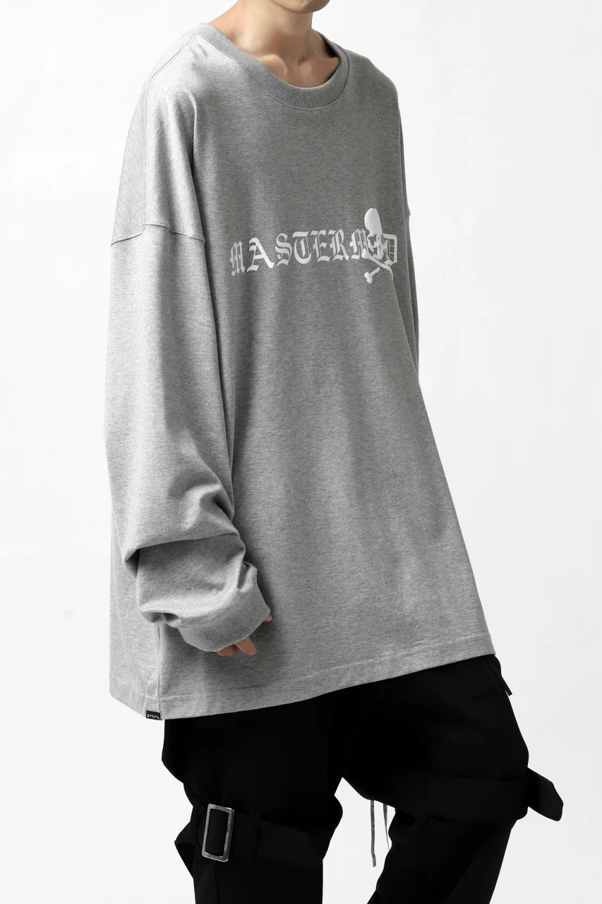 mastermind JAPAN BOXY-FIT LS / RUBBER AND FOAM PRINTED (GREY) - Image 4