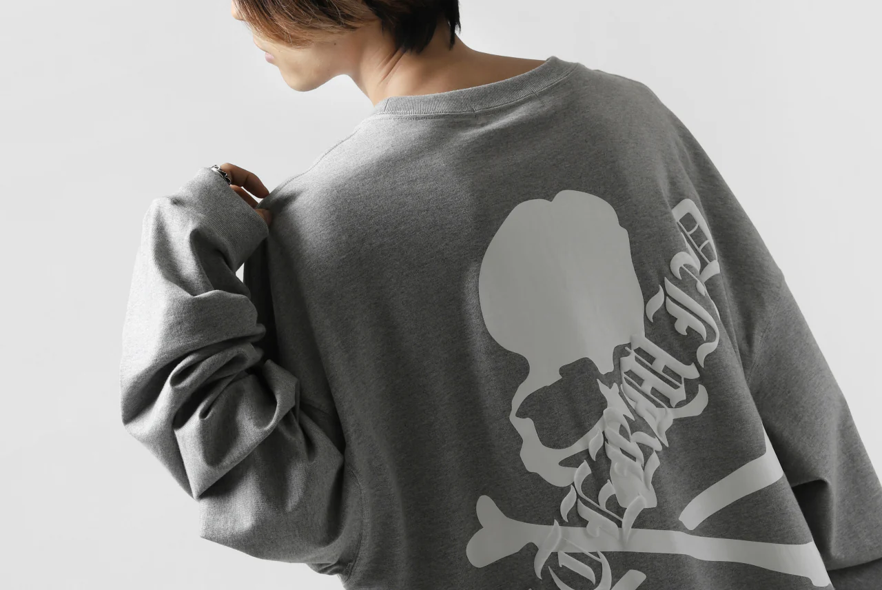 mastermind JAPAN BOXY-FIT LS / RUBBER AND FOAM PRINTED (GREY) - Image 47