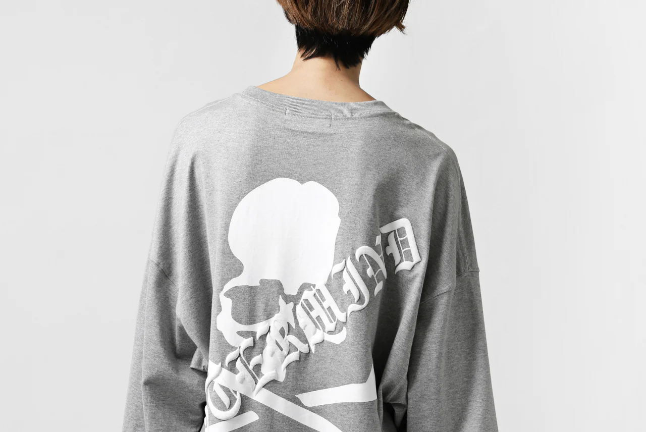 mastermind JAPAN BOXY-FIT LS / RUBBER AND FOAM PRINTED (GREY) - Image 48