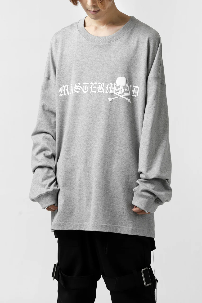 mastermind JAPAN BOXY-FIT LS / RUBBER AND FOAM PRINTED (GREY) - Image 5