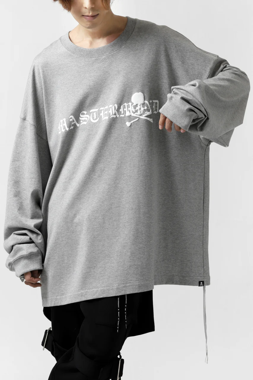 mastermind JAPAN BOXY-FIT LS / RUBBER AND FOAM PRINTED (GREY) - Image 6