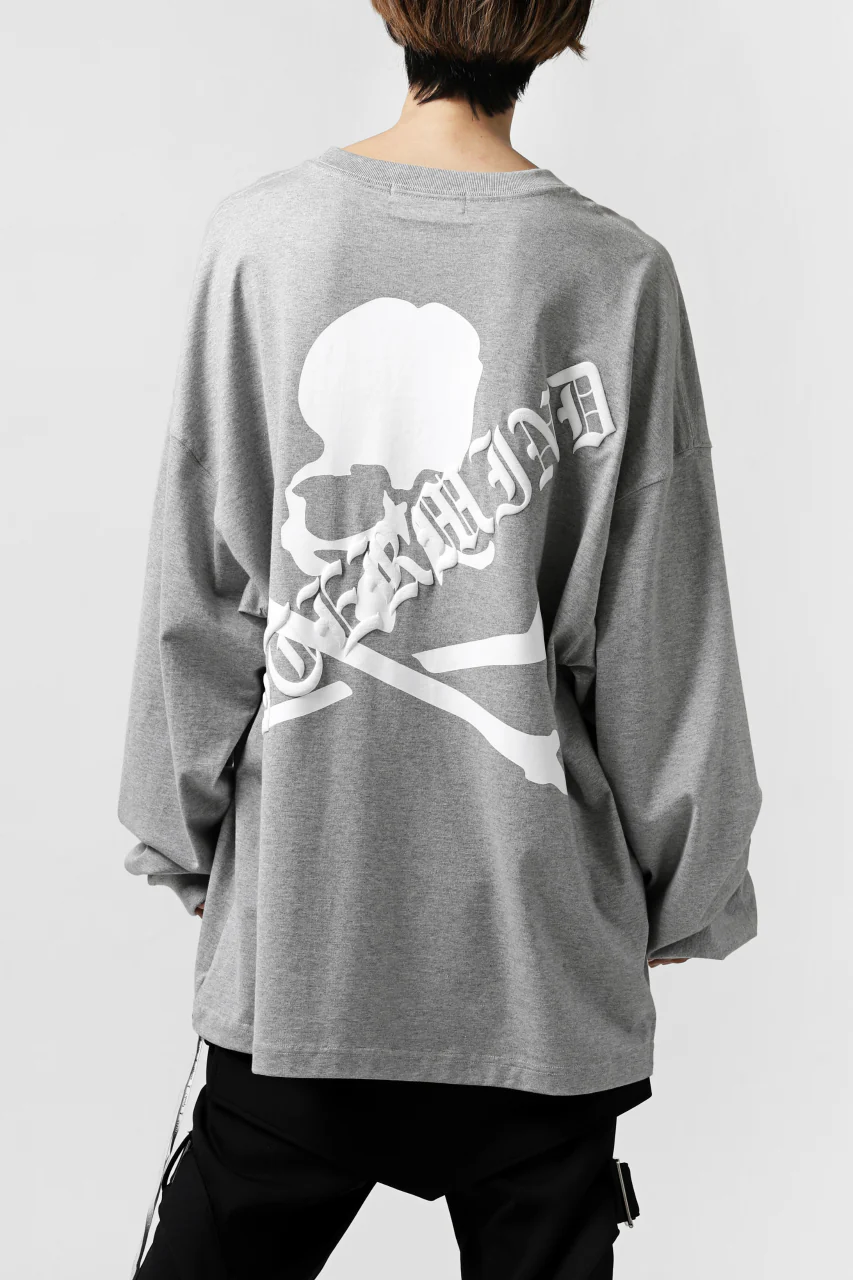 mastermind JAPAN BOXY-FIT LS / RUBBER AND FOAM PRINTED (GREY) - Image 9