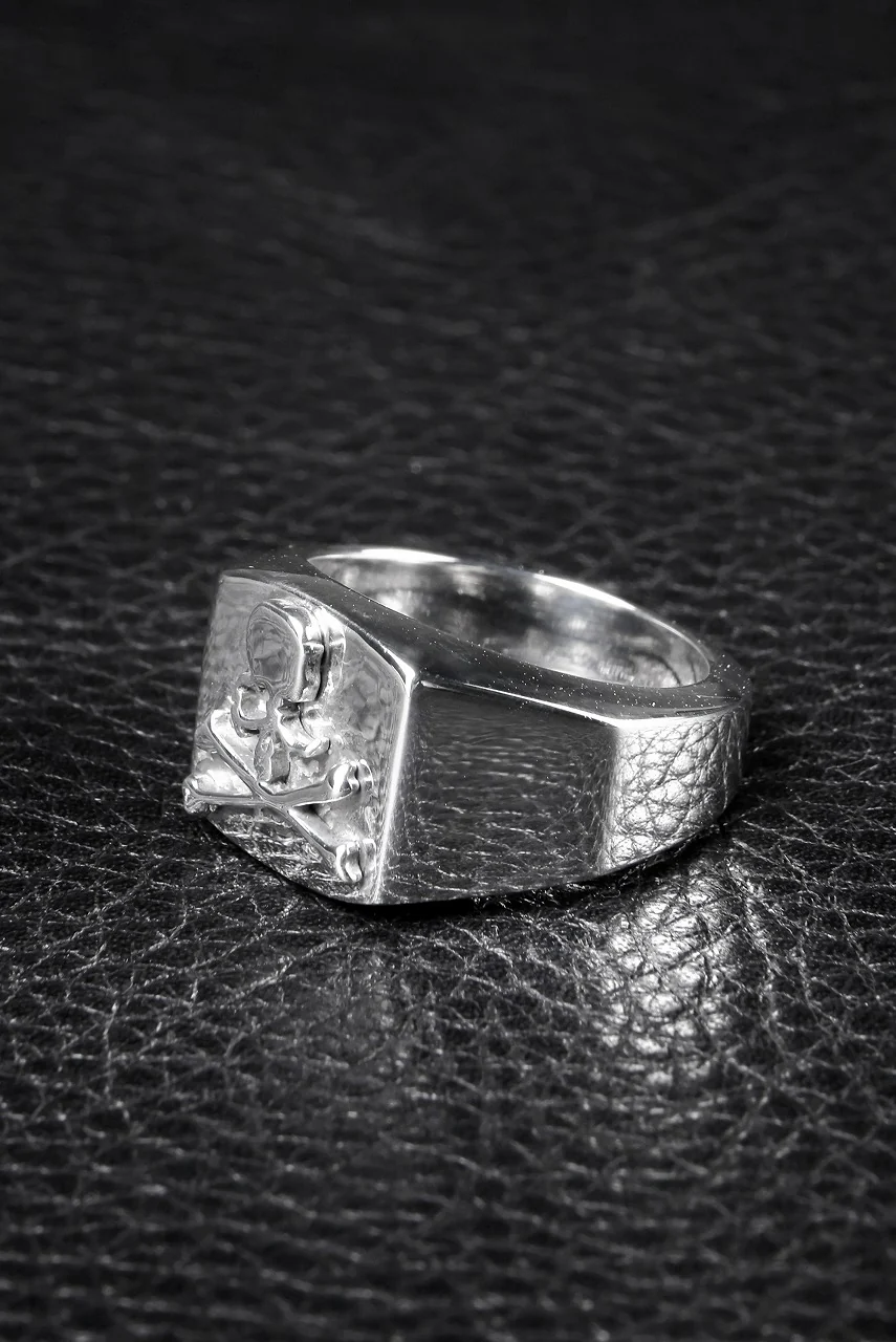 mastermind JAPAN COLLEGE RING (SILVER) - Image 3