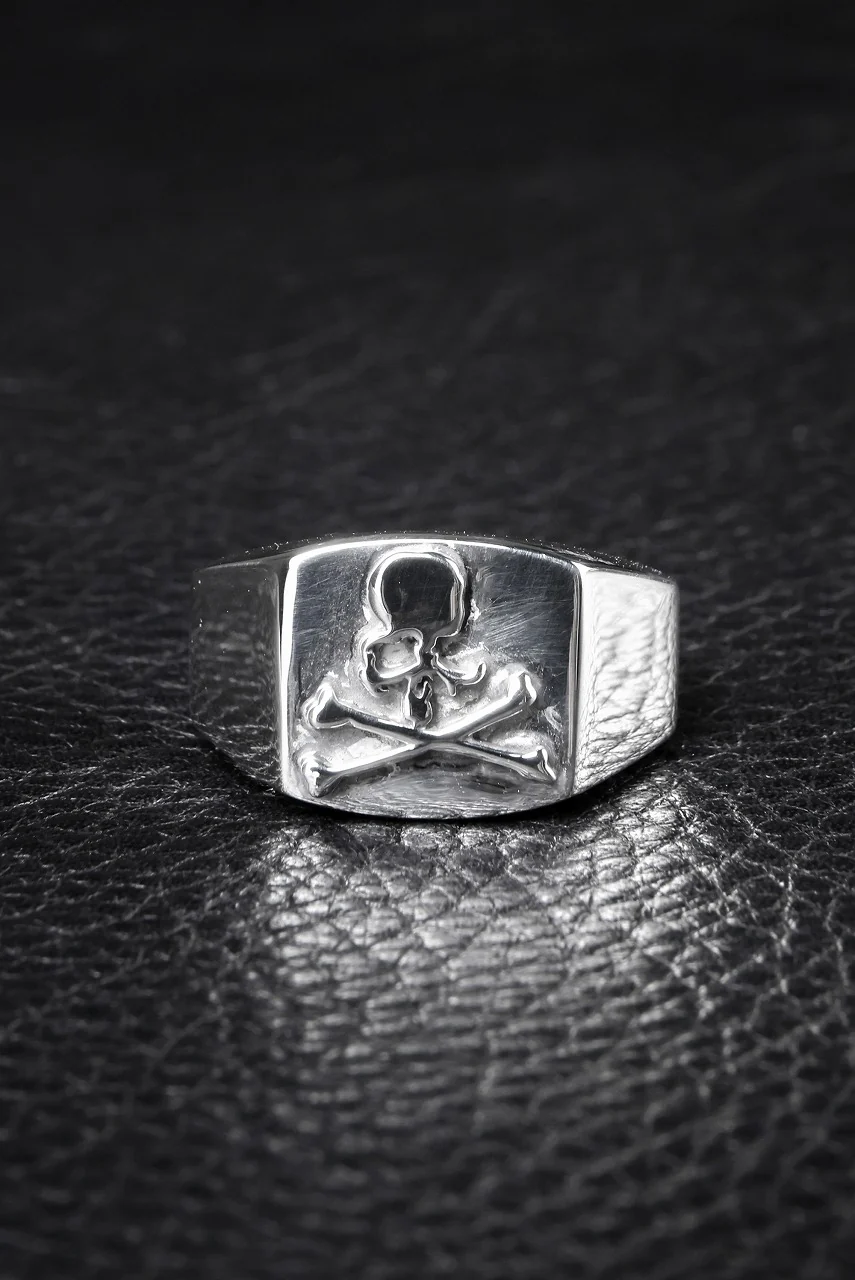 mastermind JAPAN COLLEGE RING (SILVER) - Image 4