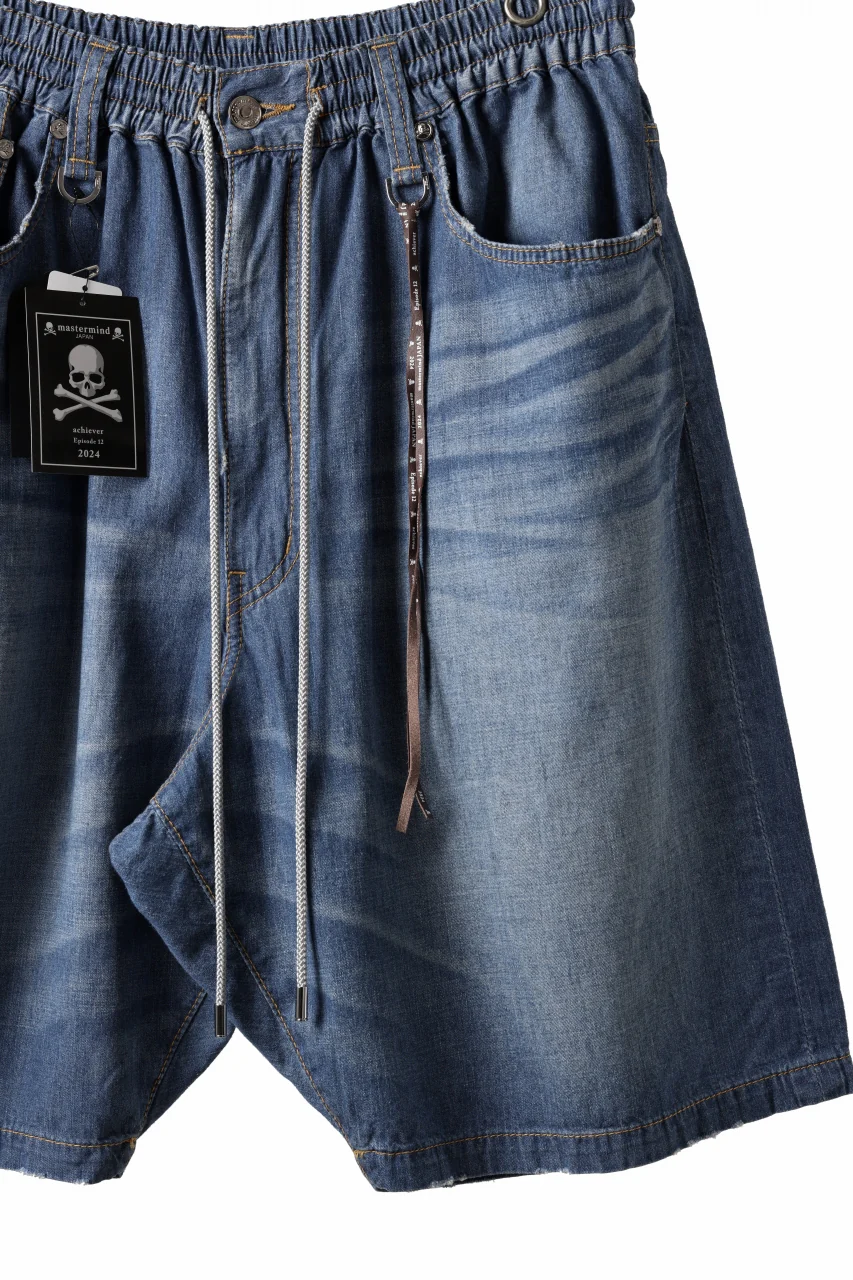 mastermind JAPAN DENIM SHORTS (INDIGO) - Image 4