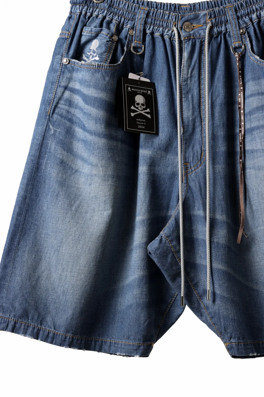 mastermind JAPAN DENIM SHORTS (INDIGO) - Image 9