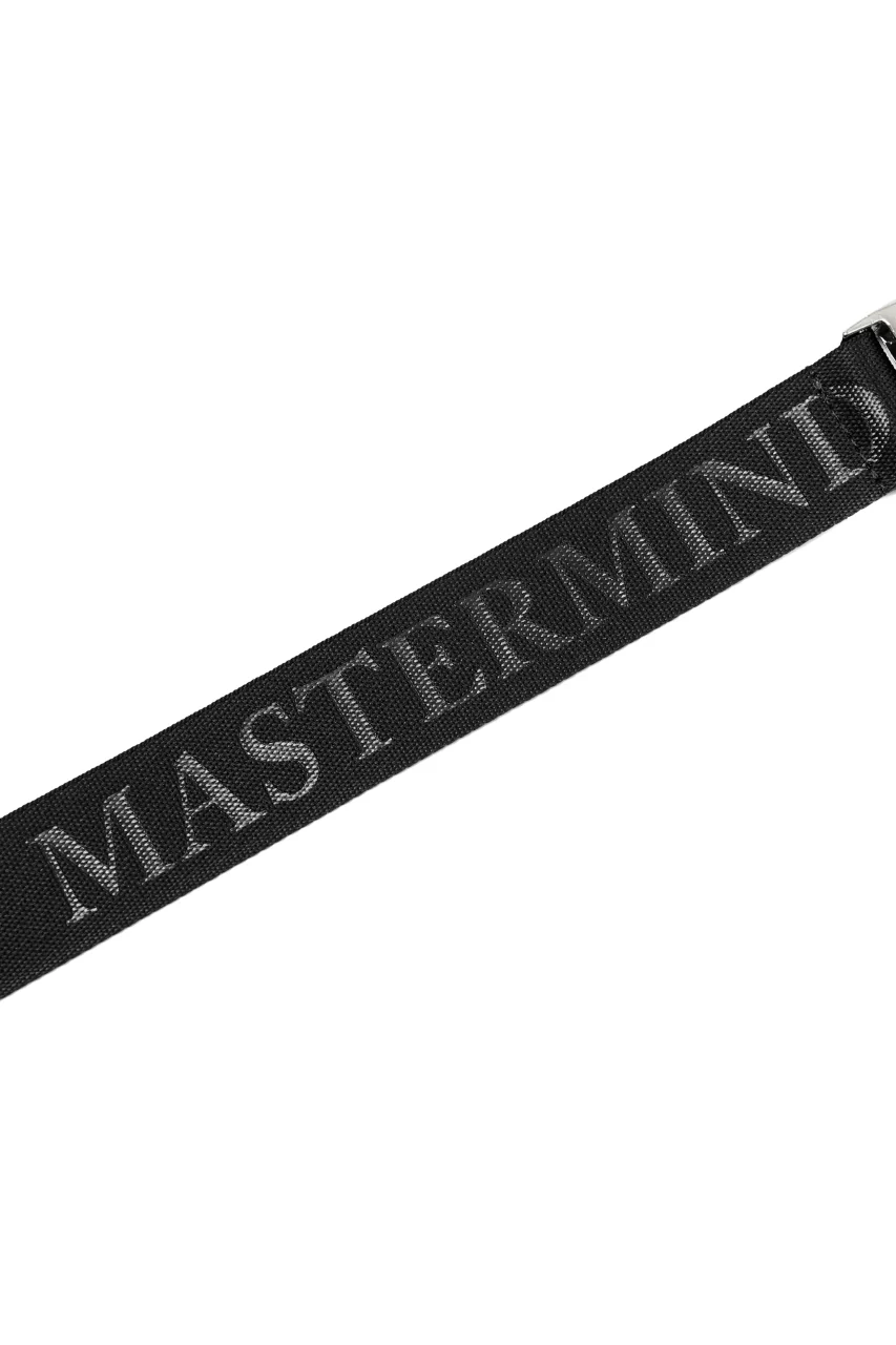 mastermind JAPAN DETACHABLE BUCKLE WOVEN BELT (BLACK) - Image 11