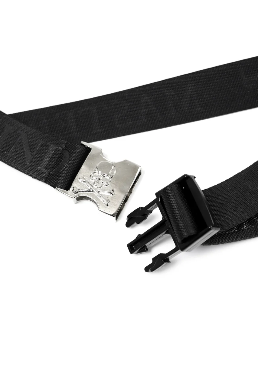 mastermind JAPAN DETACHABLE BUCKLE WOVEN BELT (BLACK) - Image 18