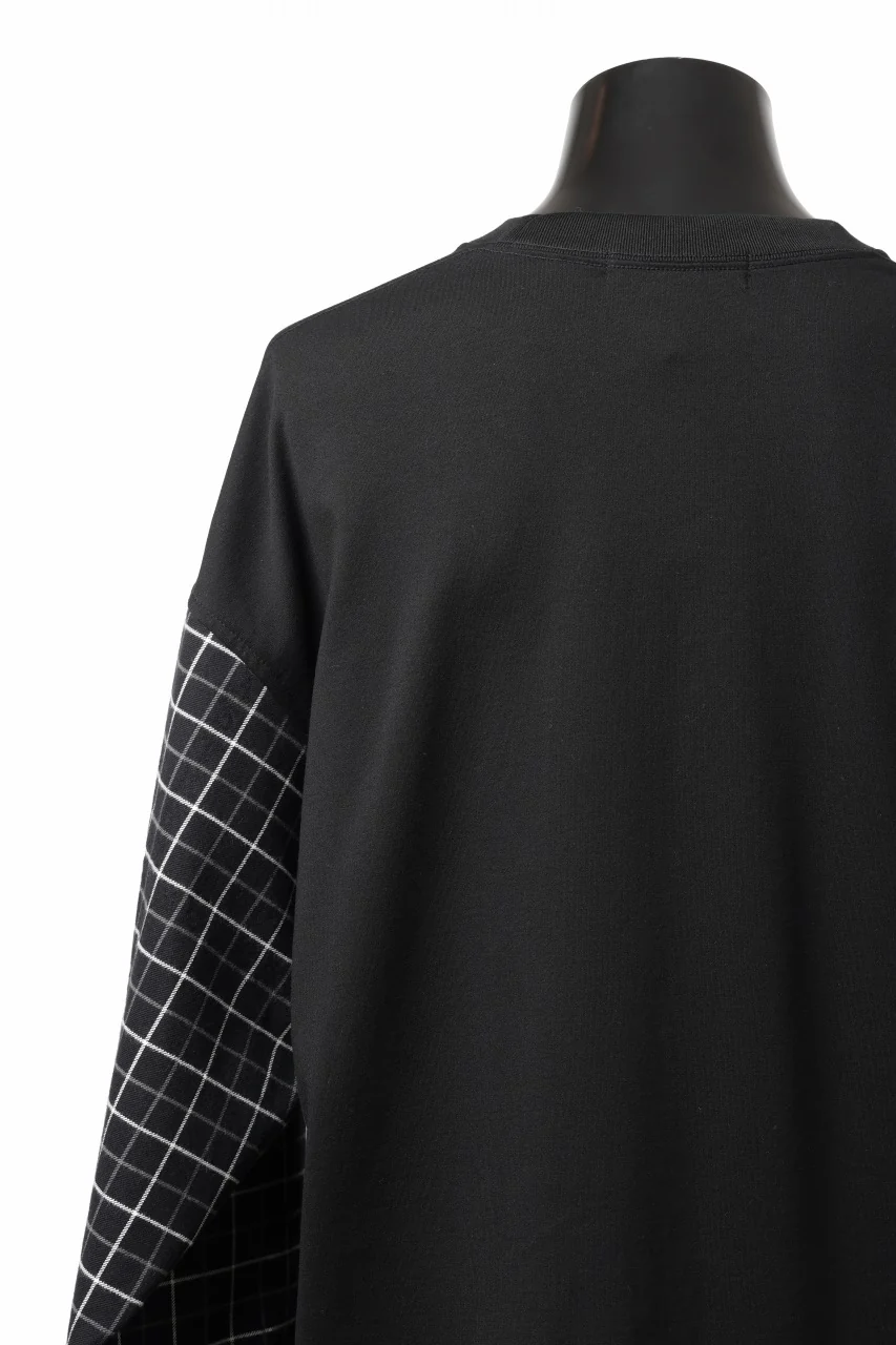 mastermind JAPAN DOCKING OVER TOPS / BOXY FIT (BLACK x BLACK PLAID) - Image 16
