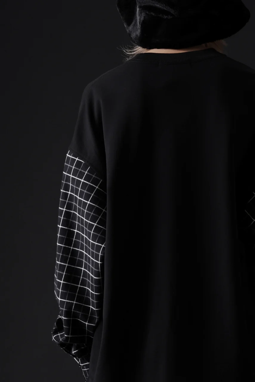 mastermind JAPAN DOCKING OVER TOPS / BOXY FIT (BLACK x BLACK PLAID) - Image 27