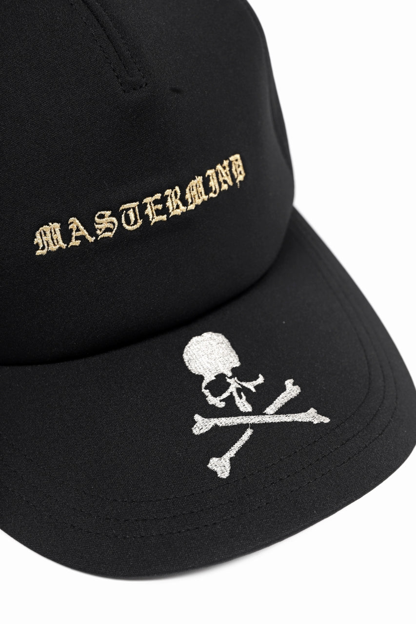 mastermind JAPAN EMBROIDERED TRUCKER CAP (BLACK) - Image 10