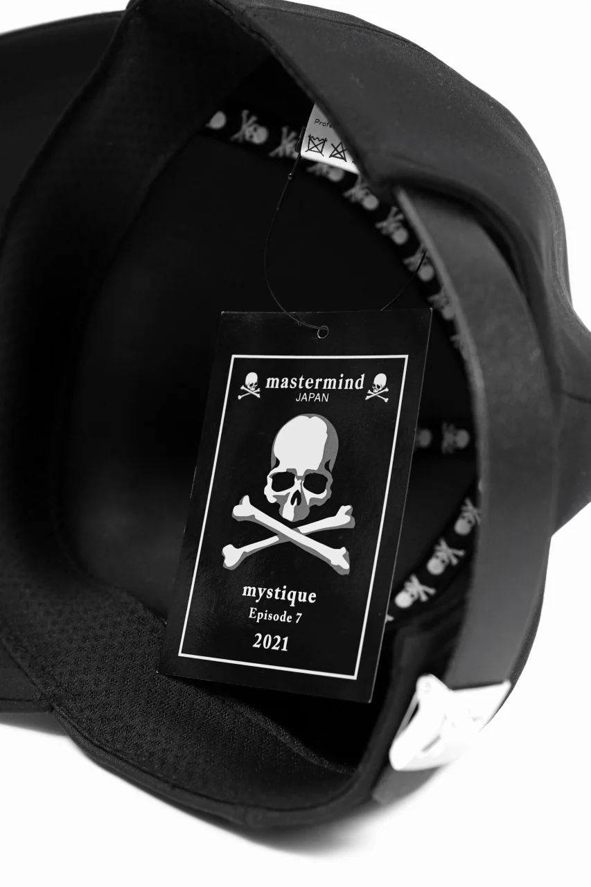 mastermind JAPAN EMBROIDERED TRUCKER CAP (BLACK) - Image 18