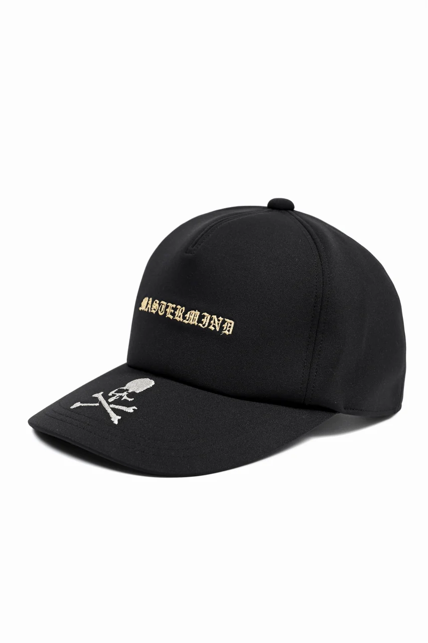 mastermind JAPAN EMBROIDERED TRUCKER CAP (BLACK) - Image 4
