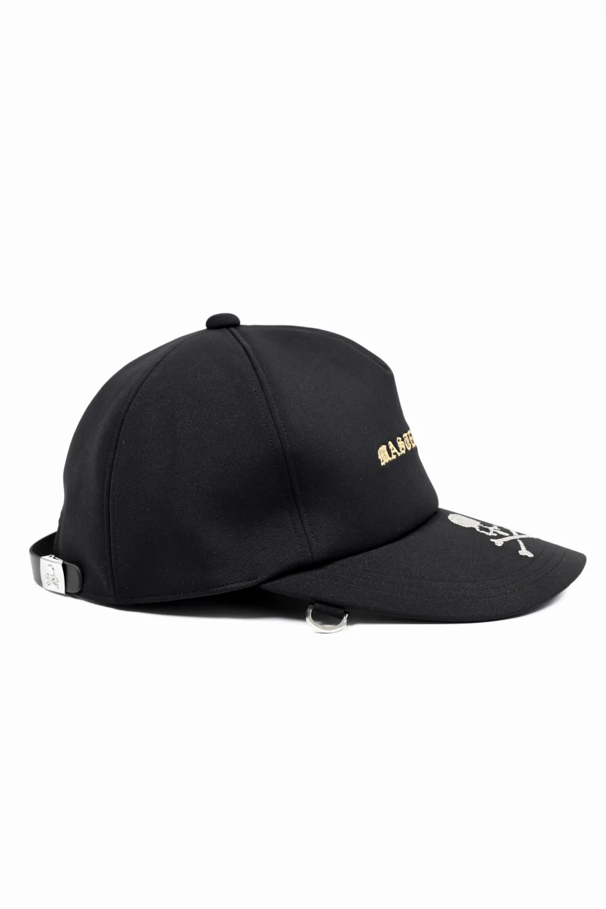 mastermind JAPAN EMBROIDERED TRUCKER CAP (BLACK) - Image 5