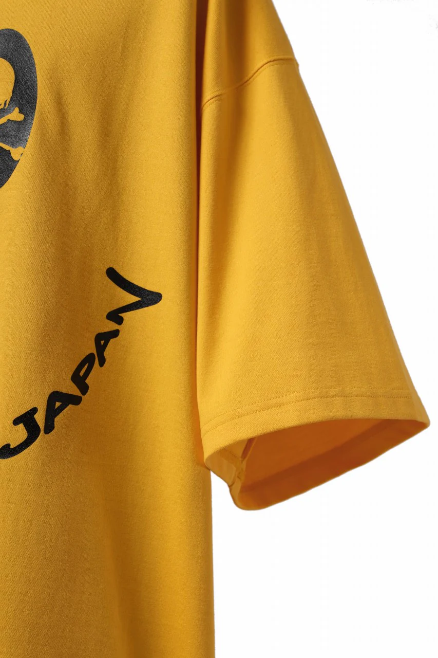 mastermind JAPAN FACE LOGO TEE / BOXY FIT (YELLOW) - Image 13