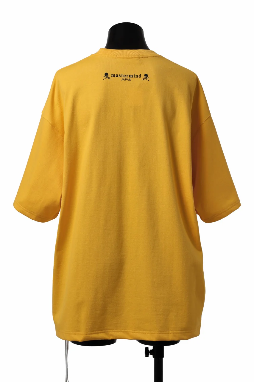 mastermind JAPAN FACE LOGO TEE / BOXY FIT (YELLOW) - Image 6