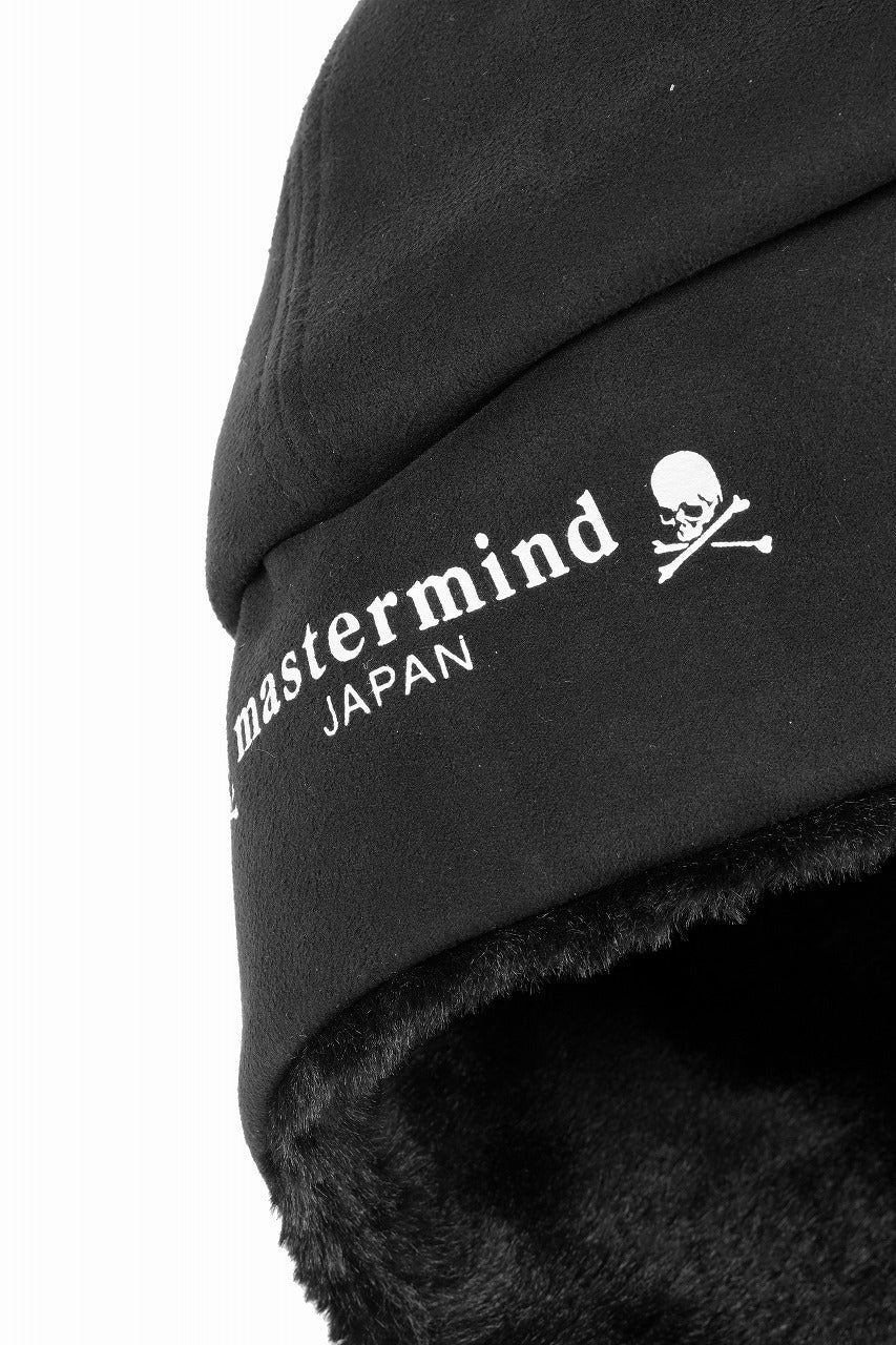 mastermind JAPAN FAUX FUR FLYING CAP (BLACK) - Image 13