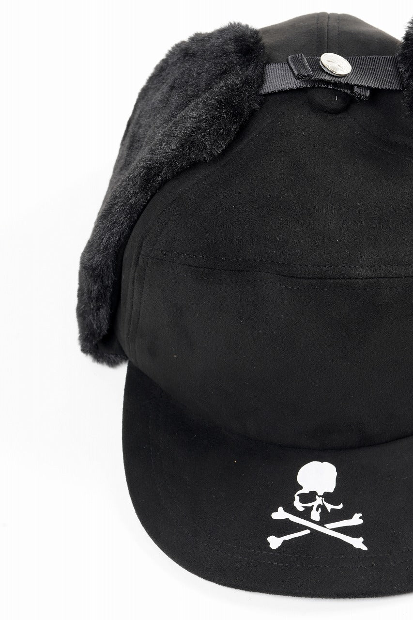 mastermind JAPAN FAUX FUR FLYING CAP (BLACK) - Image 8