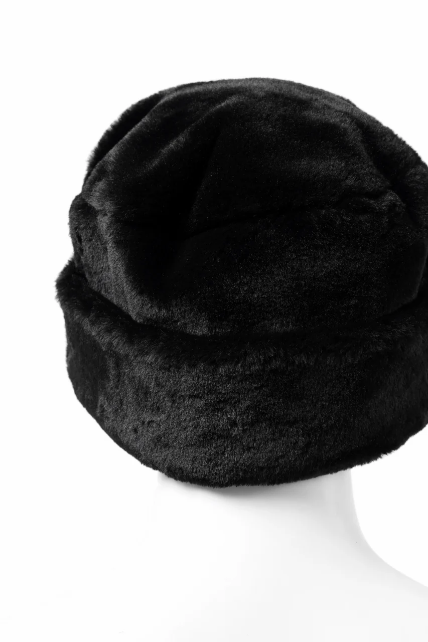 mastermind JAPAN FAUX FUR HAT (BLACK) - Image 11