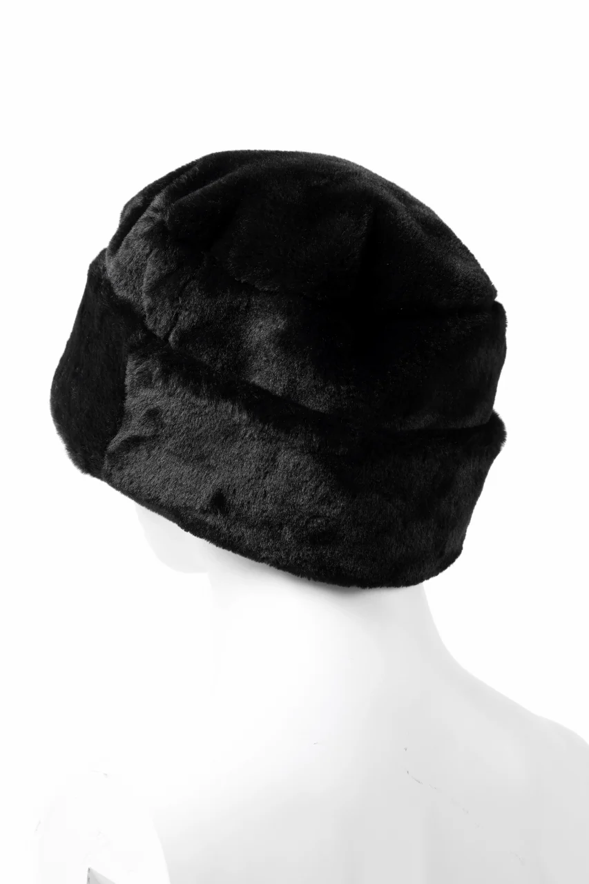 mastermind JAPAN FAUX FUR HAT (BLACK) - Image 6