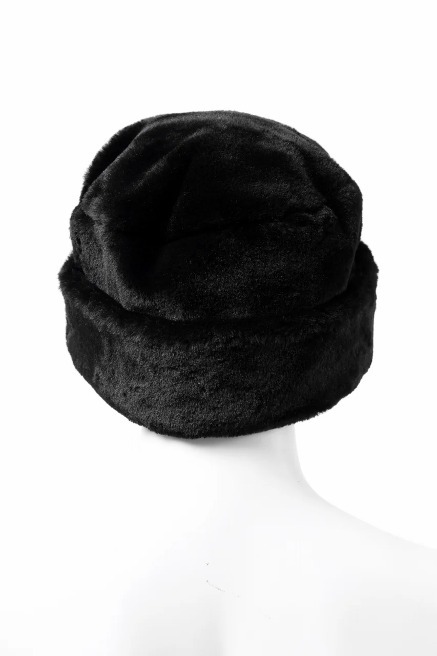 mastermind JAPAN FAUX FUR HAT (BLACK) - Image 7