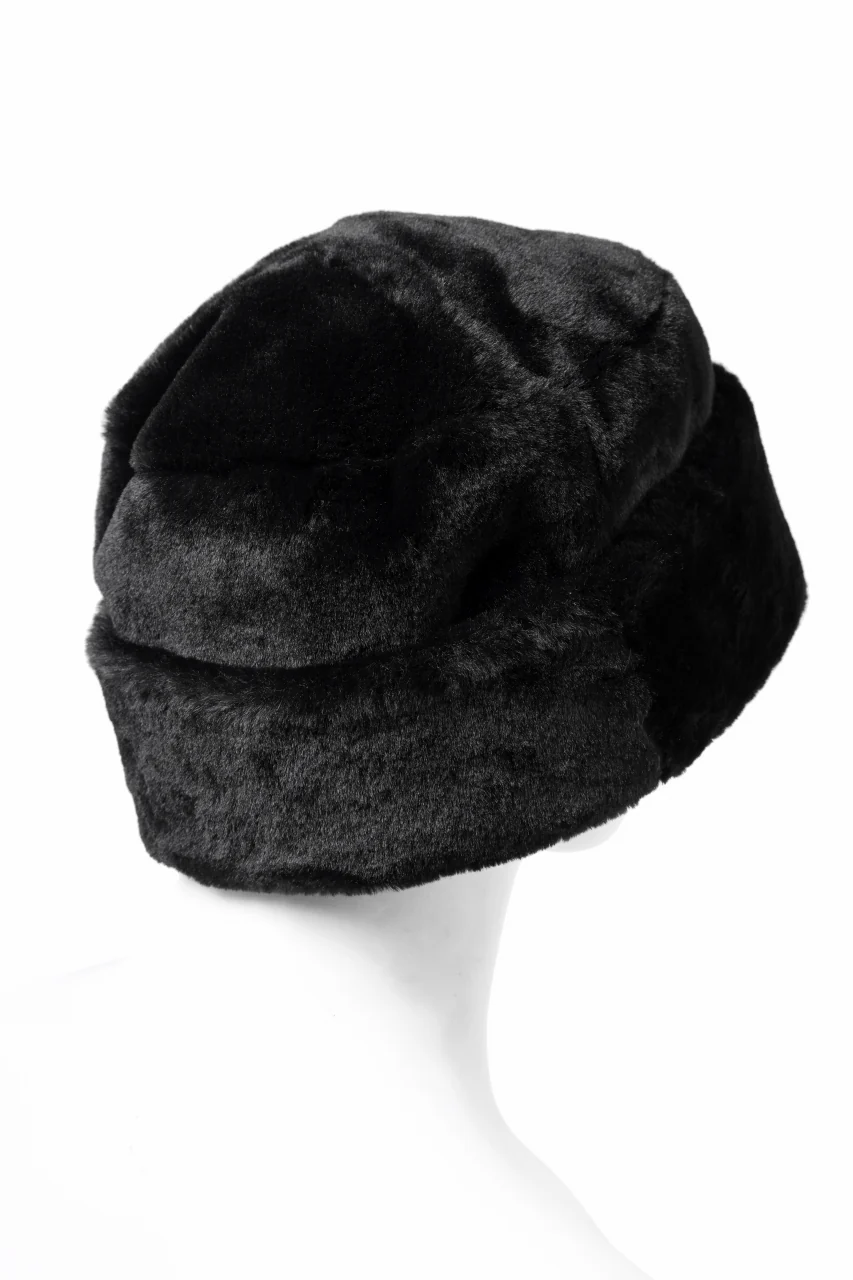 mastermind JAPAN FAUX FUR HAT (BLACK) - Image 8