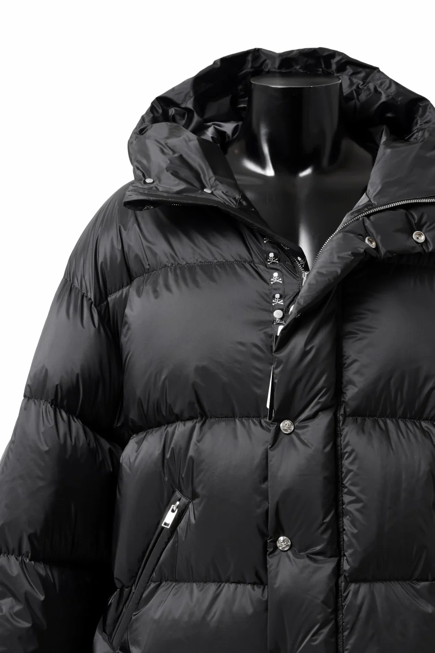 mastermind JAPAN HOODIE DOWN JACKET / KAWADA DOWN® (BLACK) - Image 14