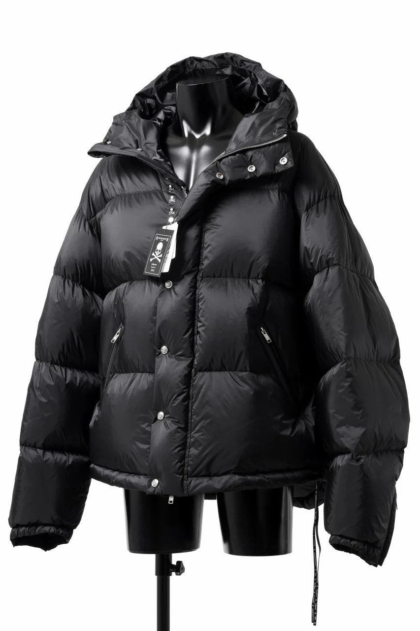 mastermind JAPAN HOODIE DOWN JACKET / KAWADA DOWN® (BLACK) - Image 3