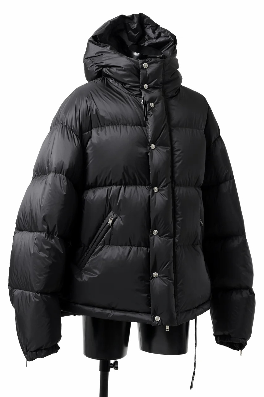 mastermind JAPAN HOODIE DOWN JACKET / KAWADA DOWN® (BLACK) - Image 9