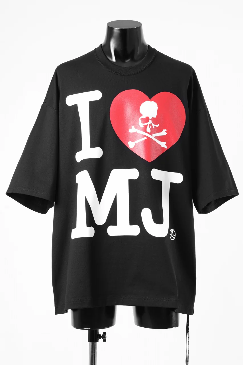 mastermind JAPAN I♡MJ TEE / BOXY FIT (BLACK)