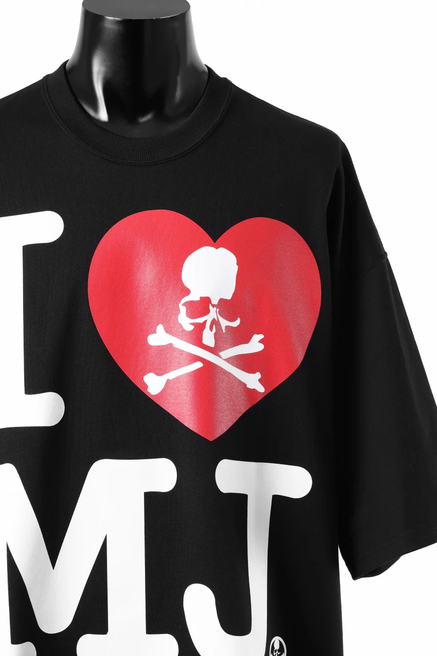 mastermind JAPAN I♡MJ TEE / BOXY FIT (BLACK) - Image 9