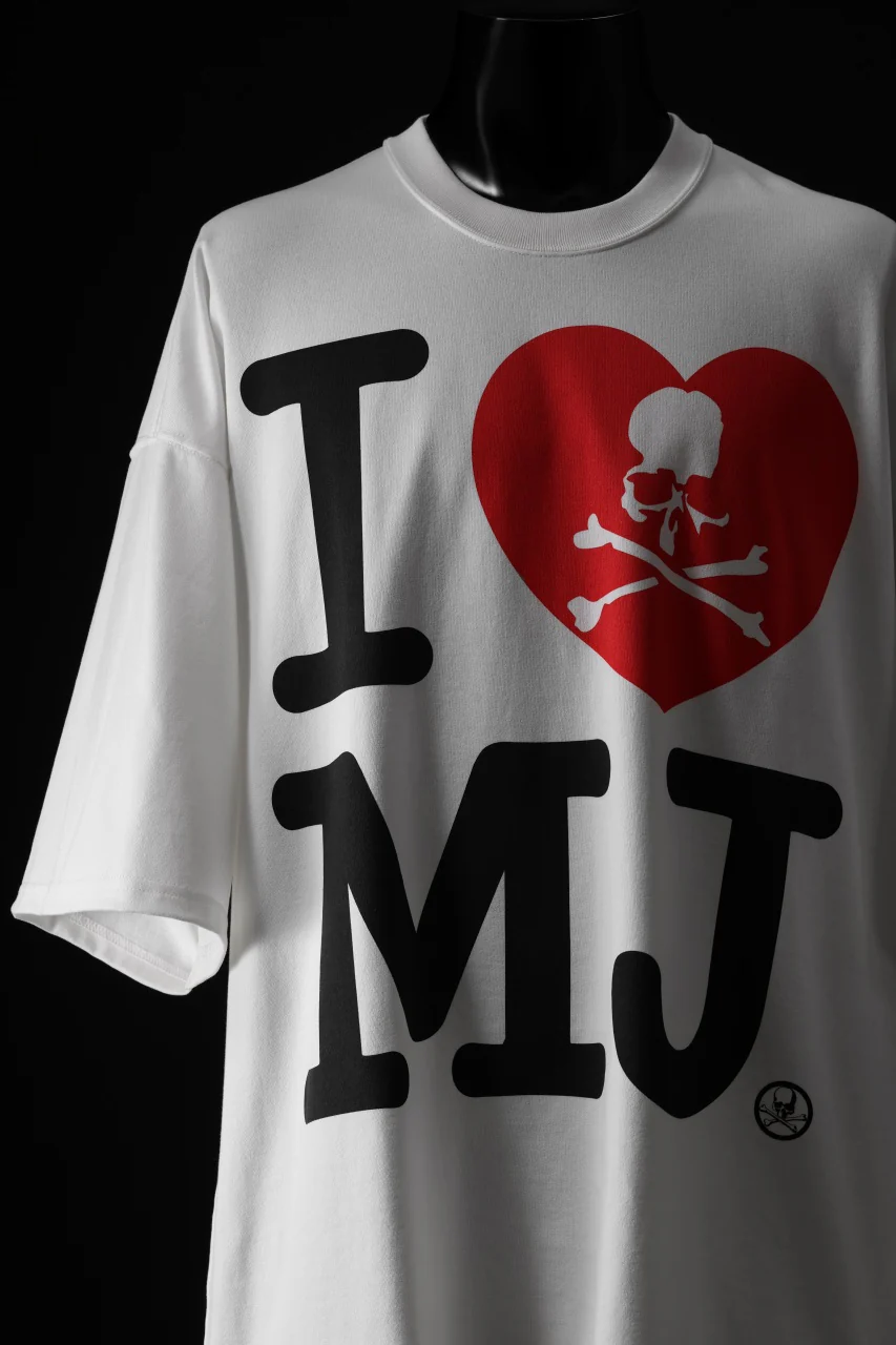mastermind JAPAN I♡MJ TEE / BOXY FIT (WHITE) - Image 6