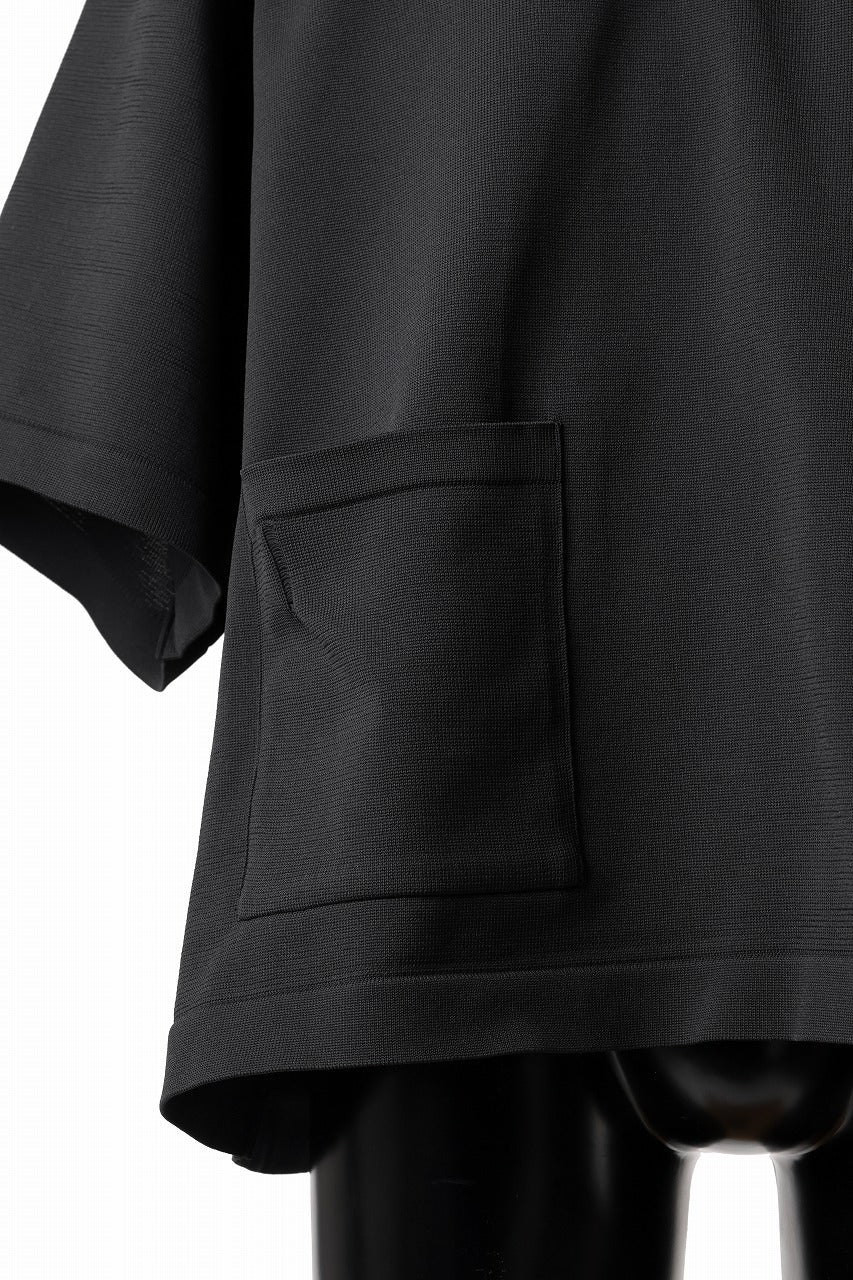 mastermind JAPAN INTARSIA SS KNIT SWEATER / OVERSIZED (BLACK) - Image 18