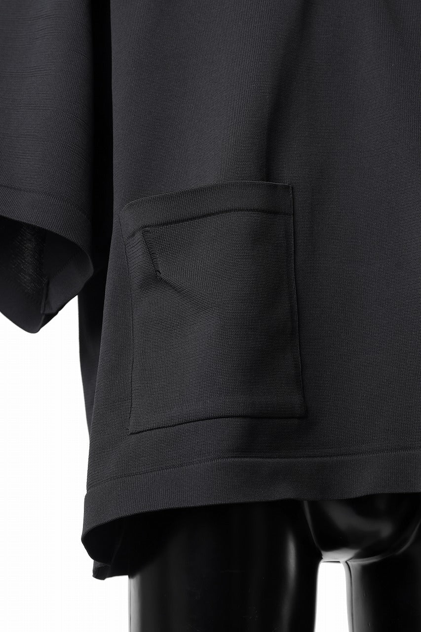 mastermind JAPAN INTARSIA SS KNIT SWEATER / OVERSIZED (BLACK) - Image 19