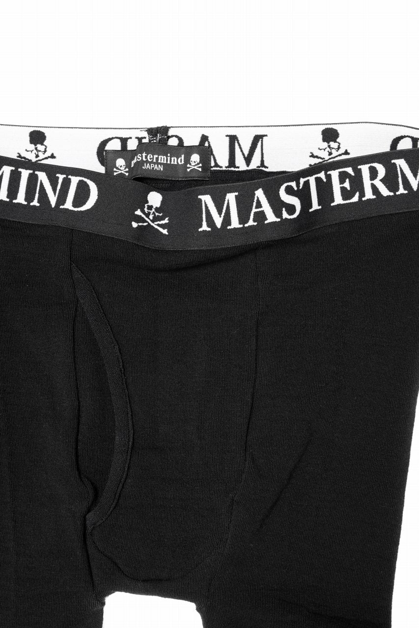 mastermind JAPAN LEGGINGS / SKULL LOGO (BLACK) - Image 3