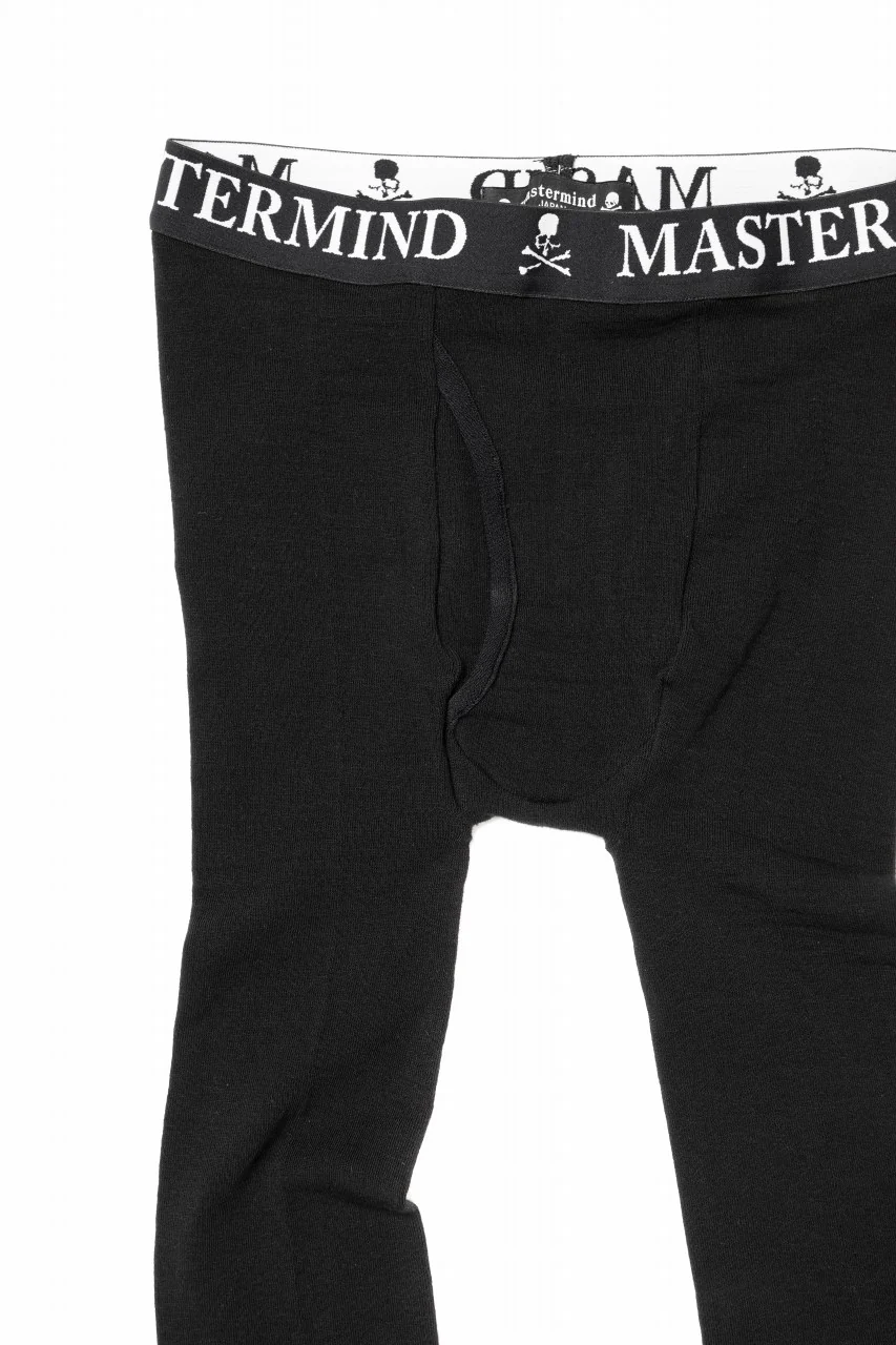 mastermind JAPAN LEGGINGS / SKULL LOGO (BLACK) - Image 4