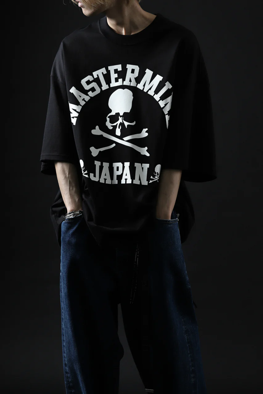 mastermind JAPAN LOGO DETAIL BOXYFIT T-SHIRT (BLACK) - Image 24