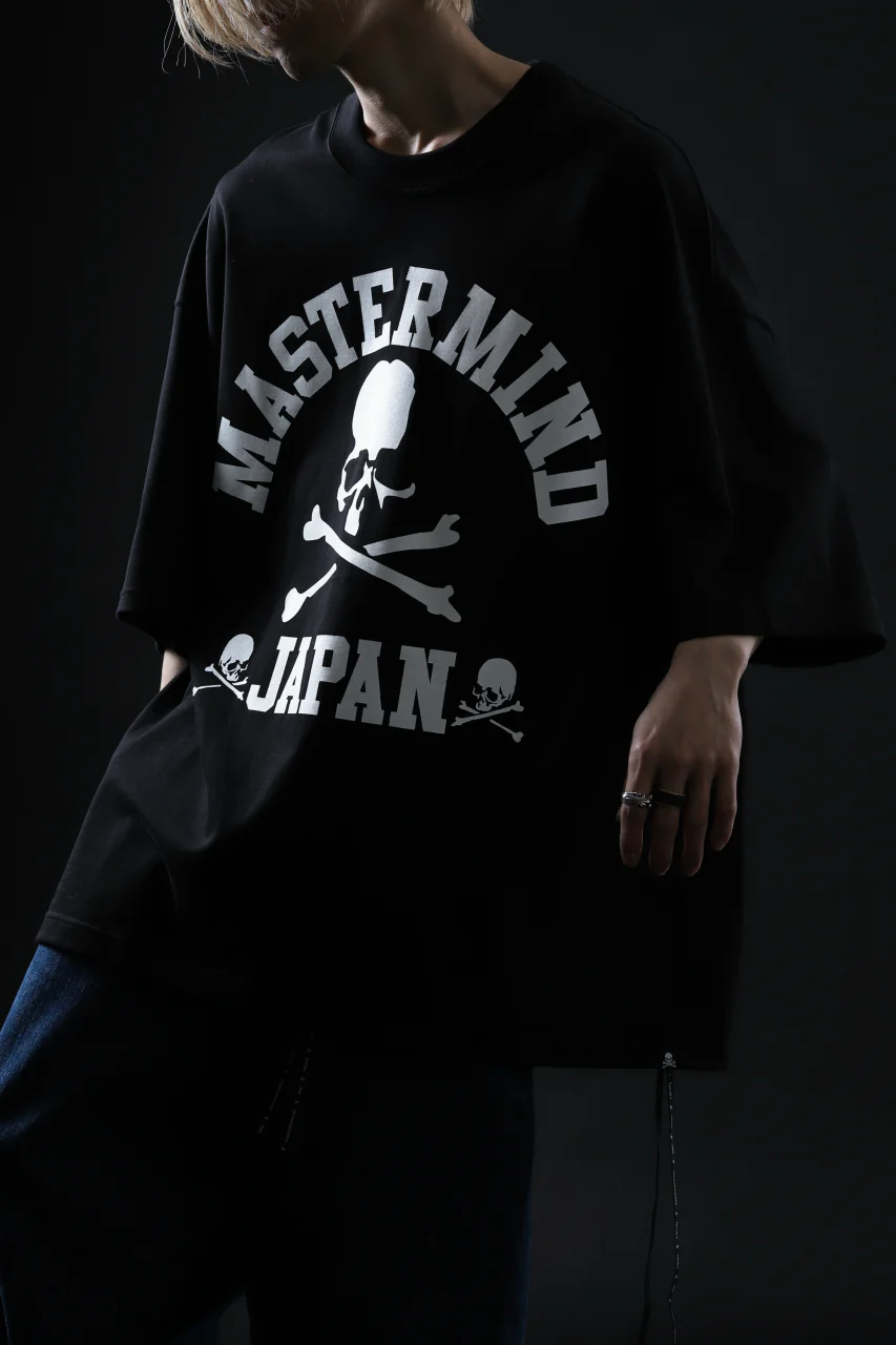 mastermind JAPAN LOGO DETAIL BOXYFIT T-SHIRT (BLACK) - Image 26