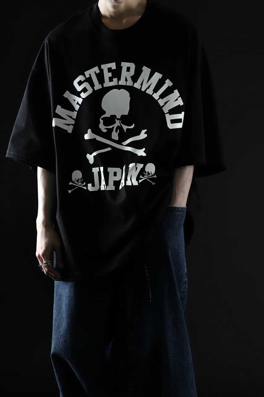 mastermind JAPAN LOGO DETAIL BOXYFIT T-SHIRT (BLACK) - Image 28