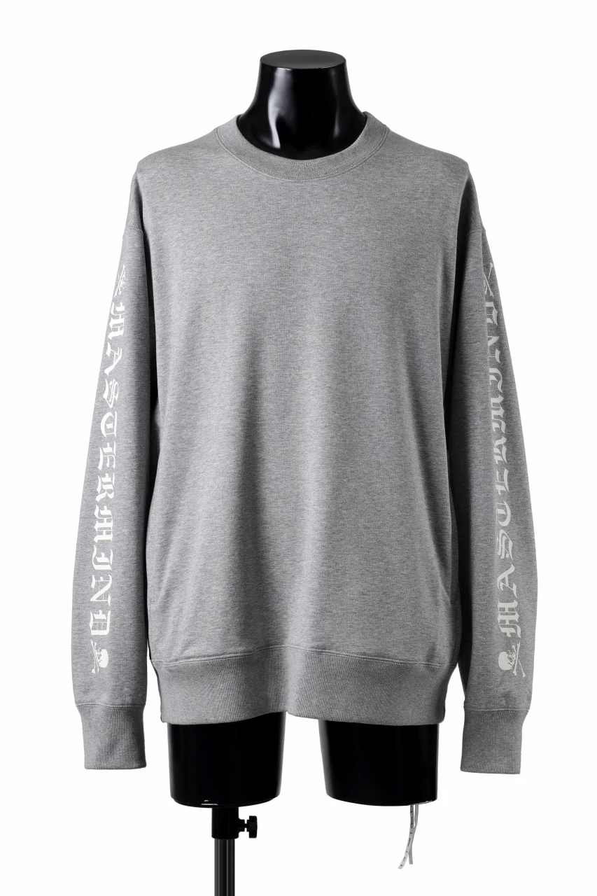 mastermind JAPAN LOGO SWEAT SHIRT / REGULAR FIT (TOP GRAY) - Image 5