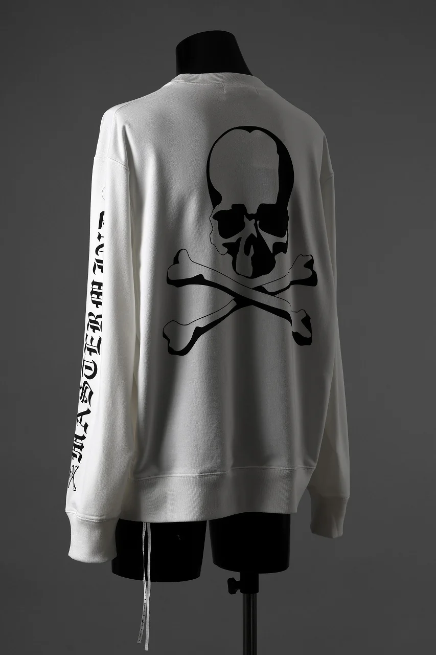 mastermind JAPAN LOGO SWEAT SHIRT / REGULAR FIT (WHITE) - Image 4