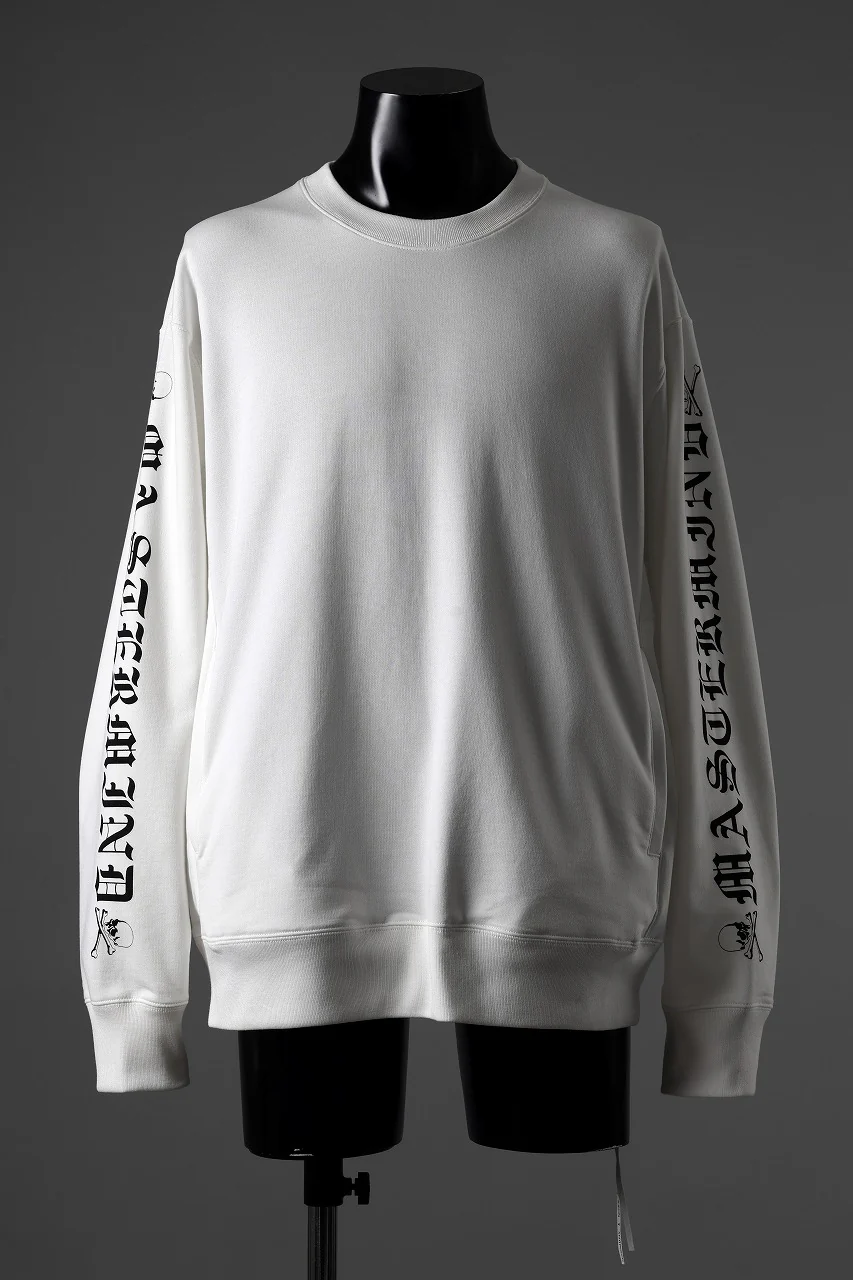 mastermind JAPAN LOGO SWEAT SHIRT / REGULAR FIT (WHITE) - Image 7