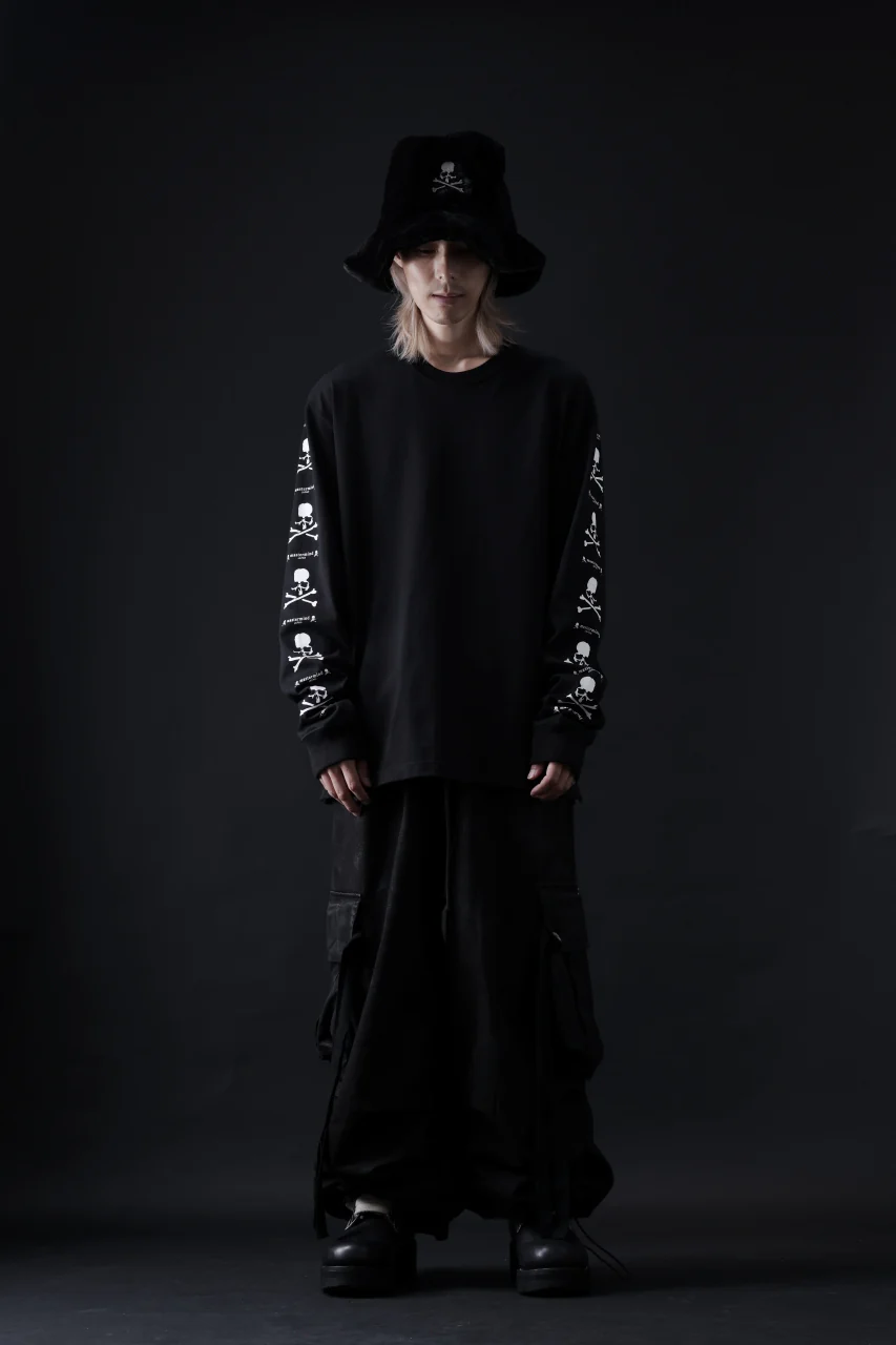 mastermind JAPAN LONG SLEEVE TOPS / REGULAR FIT (BLACK) - Image 14