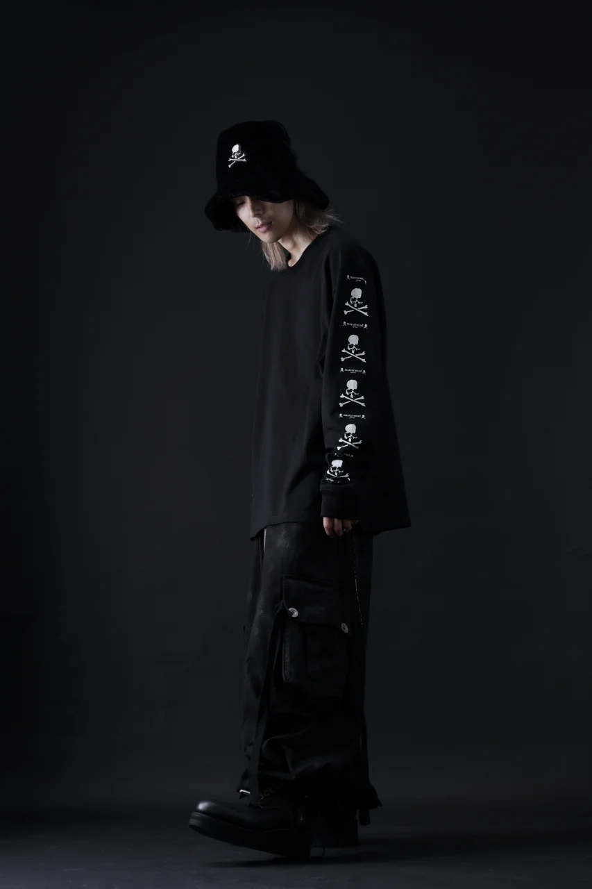mastermind JAPAN LONG SLEEVE TOPS / REGULAR FIT (BLACK) - Image 15