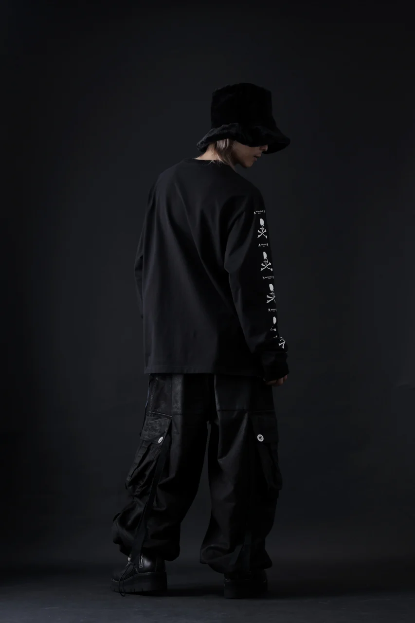mastermind JAPAN LONG SLEEVE TOPS / REGULAR FIT (BLACK) - Image 16