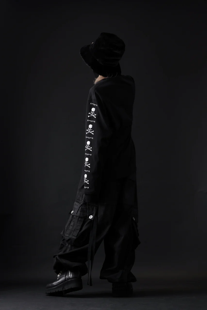 mastermind JAPAN LONG SLEEVE TOPS / REGULAR FIT (BLACK) - Image 17