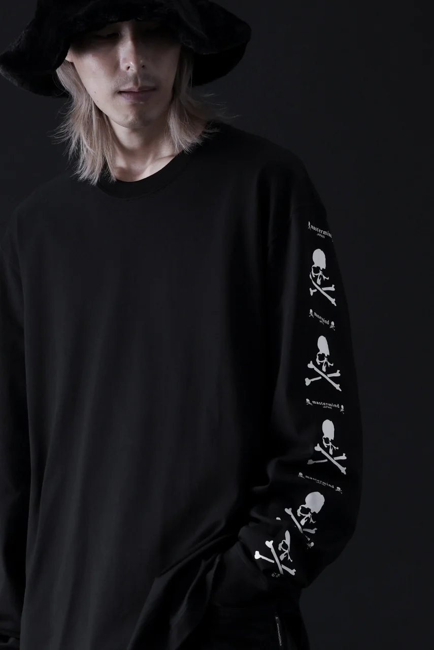 mastermind JAPAN LONG SLEEVE TOPS / REGULAR FIT (BLACK) - Image 18