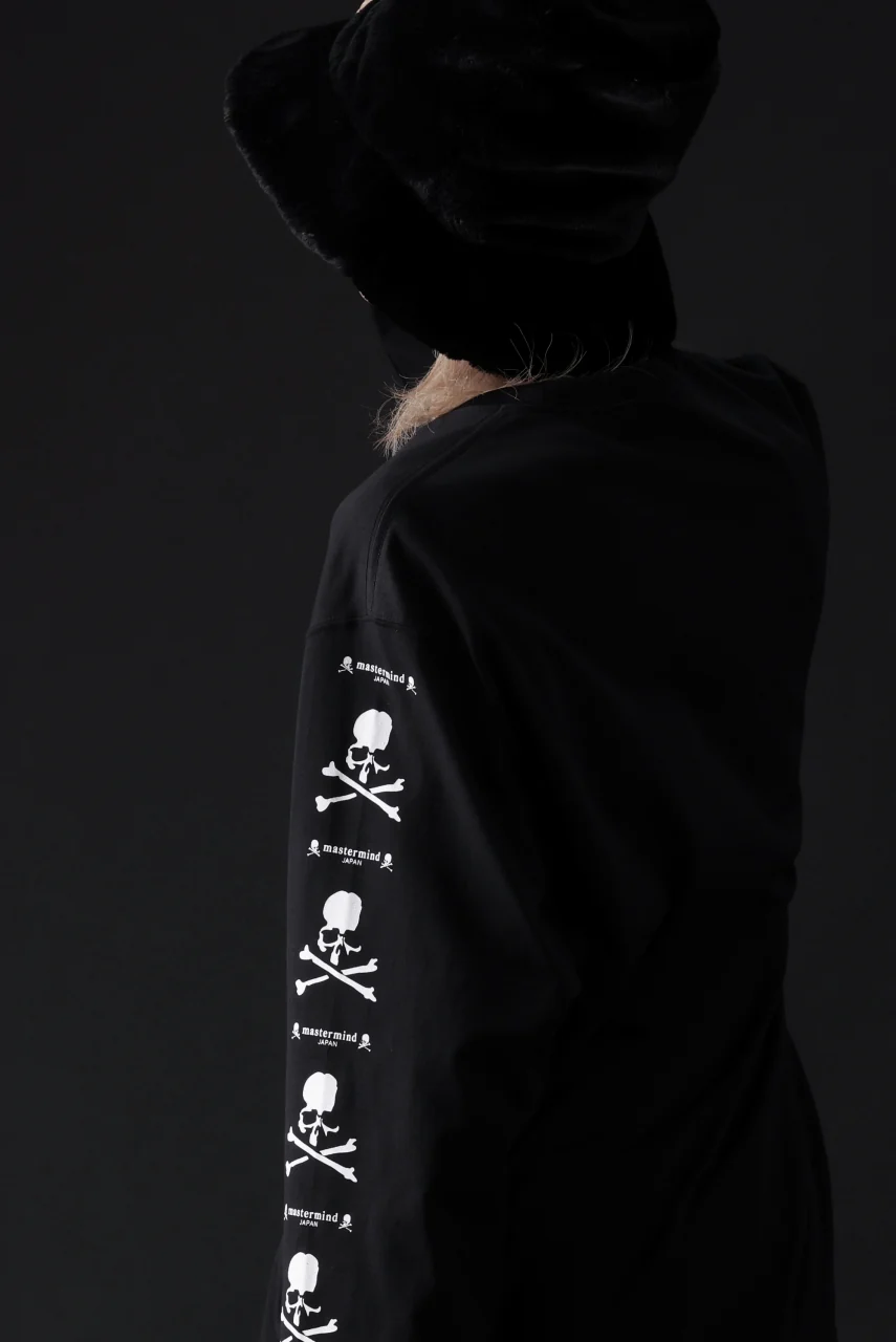 mastermind JAPAN LONG SLEEVE TOPS / REGULAR FIT (BLACK) - Image 19