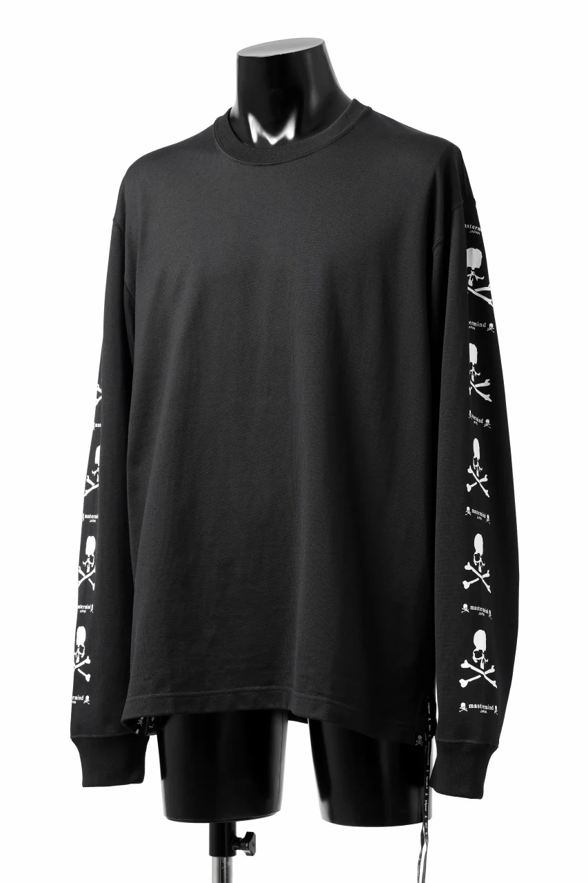 mastermind JAPAN LONG SLEEVE TOPS / REGULAR FIT (BLACK) - Image 2